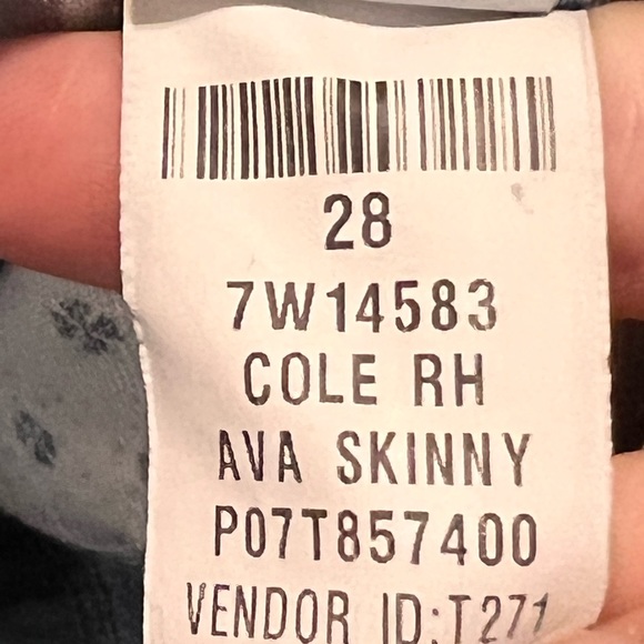 Lucky Brand Women Jeans 6 Blue Ava Skinny Ankle Cheville Frayed Raw Hem Stretch - Picture 15 of 15